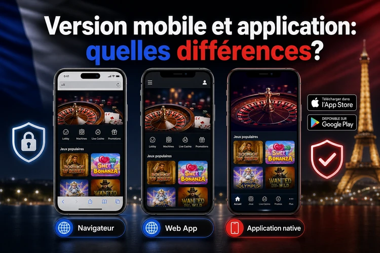 Version mobile et application: quelles différences?